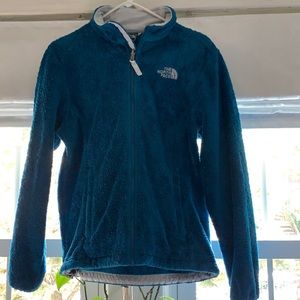 Blue North Face Zip-Up